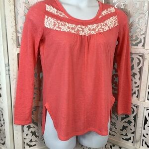 NWOT Chip & Pepper Tangerine Long Sleeve Sweater